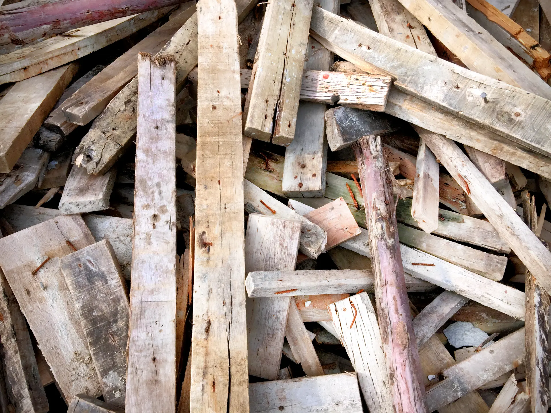 Wood and Timber - Removed as Construction Waste